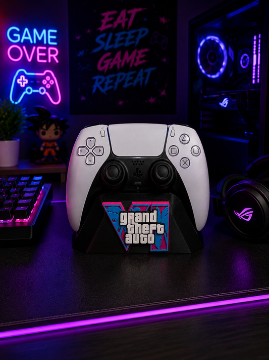 🎮 Support Manette GTA VI – Design Minimaliste