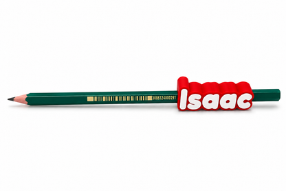 Topper pour crayon de bois personnalisé avec prénom